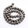 Natural Dalmatian Jasper Round Bead Strands G-J303-19-8mm-2