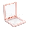 Square Transparent PE Thin Film Suspension Jewelry Display Box CON-D009-01A-04-3