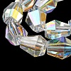 Electroplate Glass Beads Strands EGLA-C003-06-3