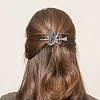 Viking Alloy Hair Clip with Hair Sticks OHAR-WH0001-04B-5