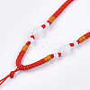 Nylon Cord Necklace Making MAK-T005-01A-2