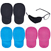 CREATCABIN 18Pcs 3 Colors Glasses Eye Patch AJEW-CN0001-80A-1