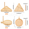  2 Styles Wooden Weaving Beading Loom Kit TOOL-NB0001-63-4