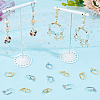 SOFPLATE 200Pcs 2 Colors Brass Leverback Earring Findings KK-SP0001-03-4