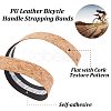 PU Leather Bicycle Handle Strapping Bands AJEW-WH0014-99-4