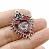 Gothic Style Alloy Resin Pendants PW-WGE8991-01-1