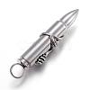 316 Surgical Stainless Steel Pointed Pendants STAS-G112-02AS-2