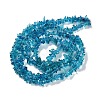 Spray Painted Transparent Glass Beads Strands X-GLAA-P060-01B-01-2