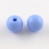Round Opaque Acrylic Beads X-SACR-R866-8mm-01-1