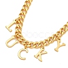 Brass Charm Bracelets for Women BJEW-U008-19G-02-2