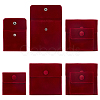 SUPERFINDINGS 8Pcs 2 Style Square Velvet Jewelry Bags TP-FH0001-01B-1