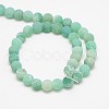 Natural & Dyed Crackle Agate Bead Strands G-T056-6mm-06-4