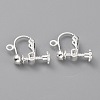 Brass Clip-on Earring Findings KK-Z007-21-3