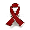 AIDS Awareness Ribbon Enamel Pins JEWB-G025-01P-01-1