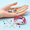 DIY Faceted & Letter & Heishi Beads Bracelets Making Kit DIY-YW0005-22-6