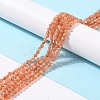 Natural Sunstone Beads Strands G-K315-B02-AA-2