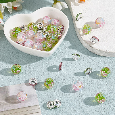 GOMAKERER DIY Flower Beads Jewelry Making Finding Kits DIY-GO0001-79-1