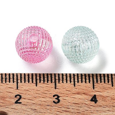 Transparent Acrylic Beads X-OACR-Z013-39-1