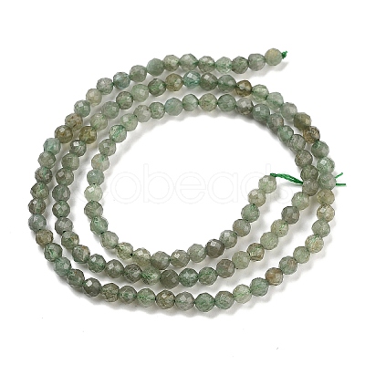 Natural Green Apatite Beads Strands G-G105-A02-02-1