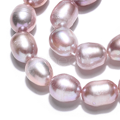 Natural Cultured Freshwater Pearl Beads Strands PEAR-N012-07P-1