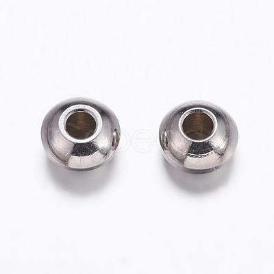 Tarnish Resistant 201 Stainless Steel Beads Spacers STAS-K146-068-4mm-1