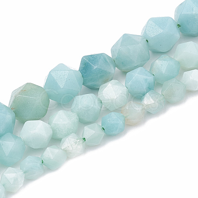 Natural Amazonite Beads Strands G-S332-10mm-009-1