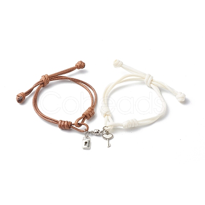 Adjustable Korean Waxed Polyester Cord  Bracelets BJEW-TA00001-1