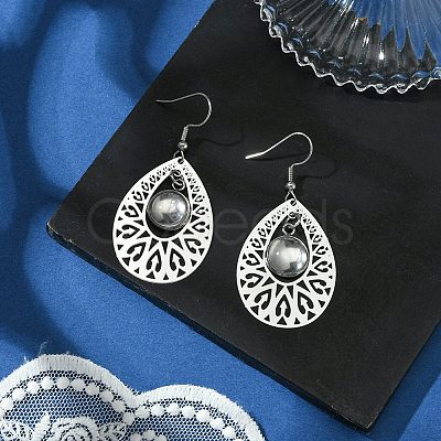 DIY Teardrop Dangle Earring Making Kits EJEW-UN00001-1