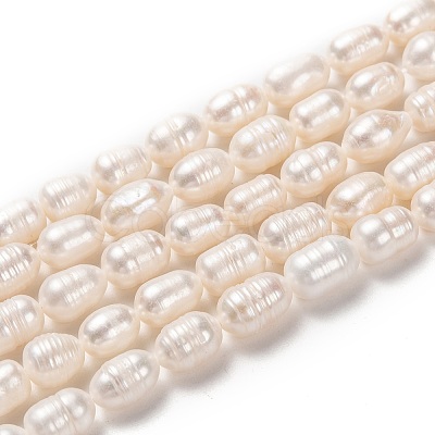 Natural Cultured Freshwater Pearl Beads Strands PEAR-L033-76-1