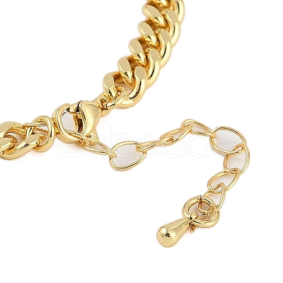 Rack Plating Brass Bracelets with Cubic Zirconia for Women BJEW-D047-01G-02-1