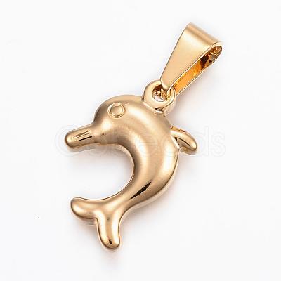 304 Stainless Steel Pendants STAS-H372-37G-1