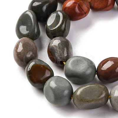 Natural Ocean Jasper Beads Strands G-G146-A12-01-1