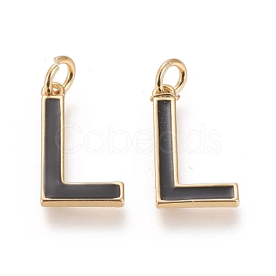 Brass Enamel Pendants KK-R139-03L-1