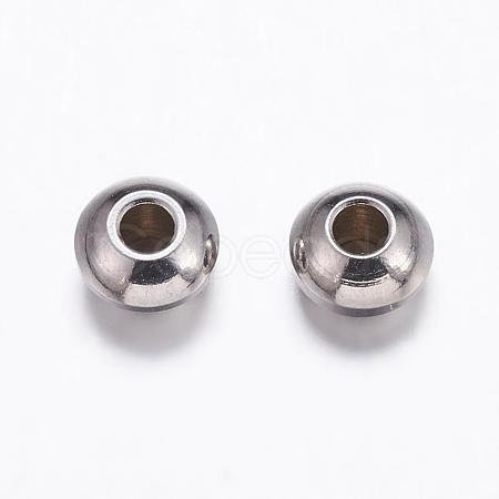 Tarnish Resistant 201 Stainless Steel Beads Spacers STAS-K146-068-4mm-1