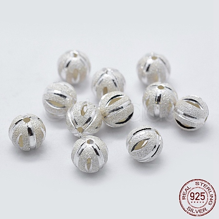 925 Sterling Silver Spacer Beads STER-L043-11A-S-1