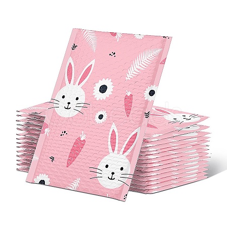 Rabbit Print Polyester Bubble Bags PW-WG70545-10-1