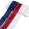 9 Yards 3 Styles Independence Day Polyester & Polycotton Ribbons Sets, for Bowknot Making, Gift Wrapping, Mixed Color, 7/8~1 inch(23~26mm), 3 yards/style