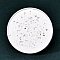 Twelve Constellations Plaster Coaster, with Quartz Crystal Clips, Flat Round, Sagittarius, 100mm