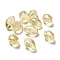 K9 Glass, Imitation Austrian Crystal Beads, Faceted, Oval, Light Goldenrod Yellow, 11x8mm, Hole: 0.8~1.4mm