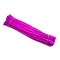 DIY Plush Sticks, with Iron Core, Pipe Cleaners, Kid Craft Material, Magenta, 300mm, 100pcs/set