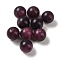 Natural Bodhi Root Beads, Buddha Beads, Round, Purple, 11mm, Hole: 1.8mm.