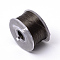 Special Coated Nylon Beading Threads for Seed Beads, Coconut Brown, 0.1mm, about 50yards/roll