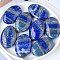 Natural Lapis Lazuli Palm Stones, Flat Round Healing Stone, Massage Tools, 50~60mm