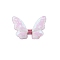 Glitter Butterfly Bowknot Alligator Hair Clips, Hair Accessories, Misty Rose, 70x50x15mm