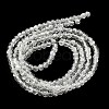 Crackle Glass Beads Strands X-CCG-Q001-4mm-01-5