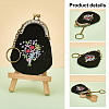 Tree Pattern Kiss Lock Purse Embroidery Starter Kit DIY-WH0043-46-4