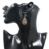 Bohemia Style Alloy Dangle Earrings EJEW-F238-02-6