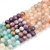 Natural Mixed Gemstone Beads Strands G-D080-A01-02-06-4