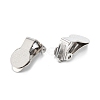 Tarnish Resistant 304 Stainless Steel Clip-on Earring Finding STAS-G250-03P-2