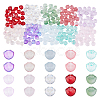 DICOSMETIC 200Pcs 10 Colors Transparent Spray Painted Glass Beads GLAA-DC0001-24-1